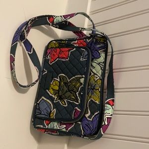 Vera Bradley Falling Flowers cross-body bag (2017)